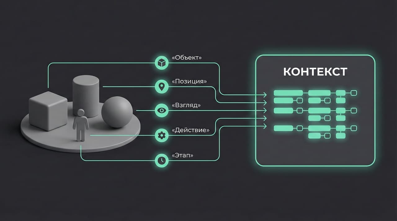 Данные из 3D-среды в реальном времени